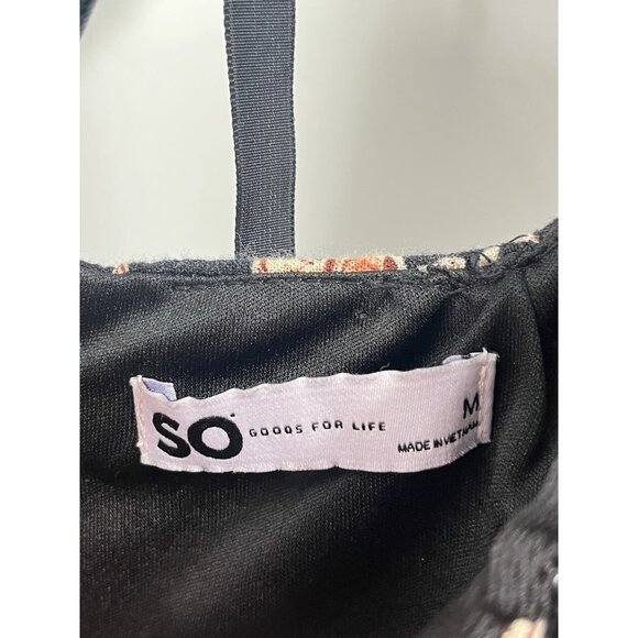 So Black Floral Velvet 90s Inspired Grunge Whimsigoth Long Sleeve Dress Sz M - Picture 4 of 6